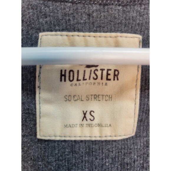 VTG y2k Hollister Rhinestones Gray Cami Tank Top Preppy‎ Ribbons XS - Picture 6 of 6